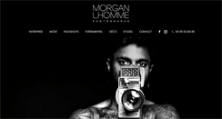 Desktop Screenshot of morganlhommephotographe.com
